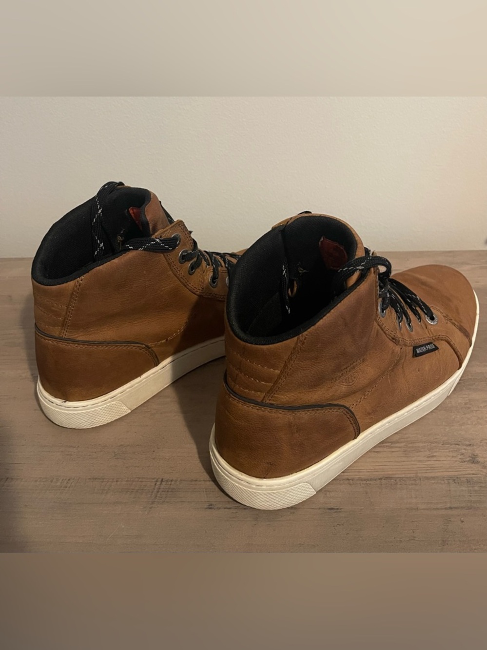 🔥 Harley-Davidson Mens Bateman Brown Ankle Boots Size 8🔥 - Picture 4 of 8